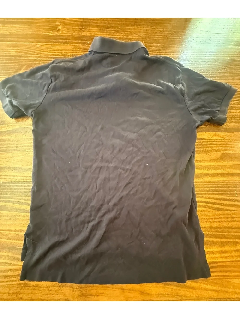 Polo Ralph Lauren Navy Blue Polo Shirt with Red Logo, Size S